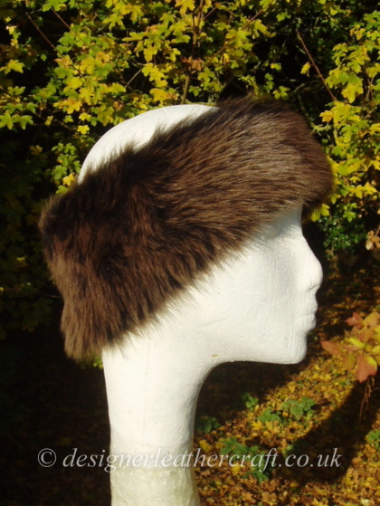 Shaped Amandari Toscana Shearling Headband H1